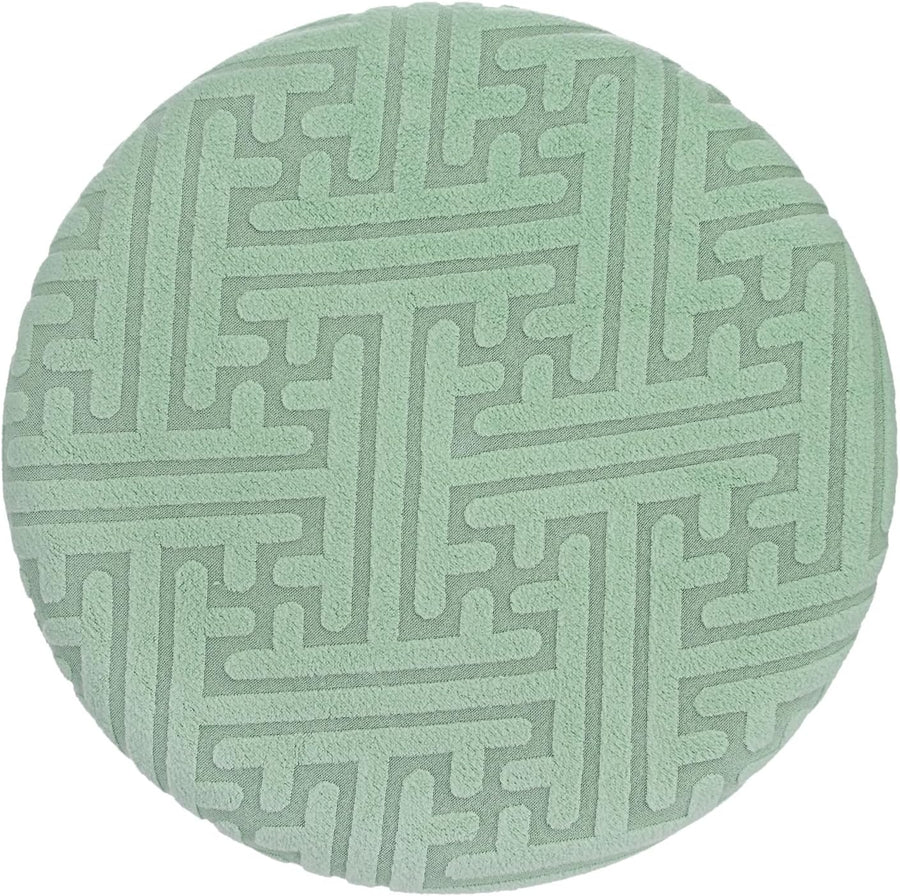 Elastic Chair Cover Round 30-36cm Mint Green Washable Stretchable Stool Cover