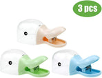 3-Piece Pet Food Scoop Set 2-in-1 Dog Cat Feeding Spoon with Food Bag Sealing Clip