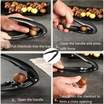Green Chestnut Peeler Stainless Steel Tool Easy Efficient Quick Hulling Without Damage