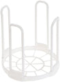 White Plastic Dish Drainer Rack for Kitchen Storage and Drying Tableware