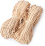 2 Pcs Natural Raffia Fibers 60g Biodegradable Craft Yarn for DIY Baskets Hats & Decorations