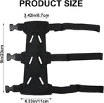 Archery Arm Guards - 1 Piece - Black - Adjustable - Wrist & Forearm Protection - Unisex - Suitable for Teens & Adults