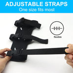Archery Arm Guards - 1 Piece - Black - Adjustable - Wrist & Forearm Protection - Unisex - Suitable for Teens & Adults