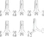 6 Pack Clear Acrylic Display Easels Stand - Perfect for Books Photo Frames Signs - Versatile Desktop Countertop Display Shelf