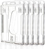5 Pack Vertical Double Sided Transparent Wall Hooks