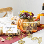 30 Pack Gold Pumpkin Table Decorations 5cm - Autumn Festival Ornaments