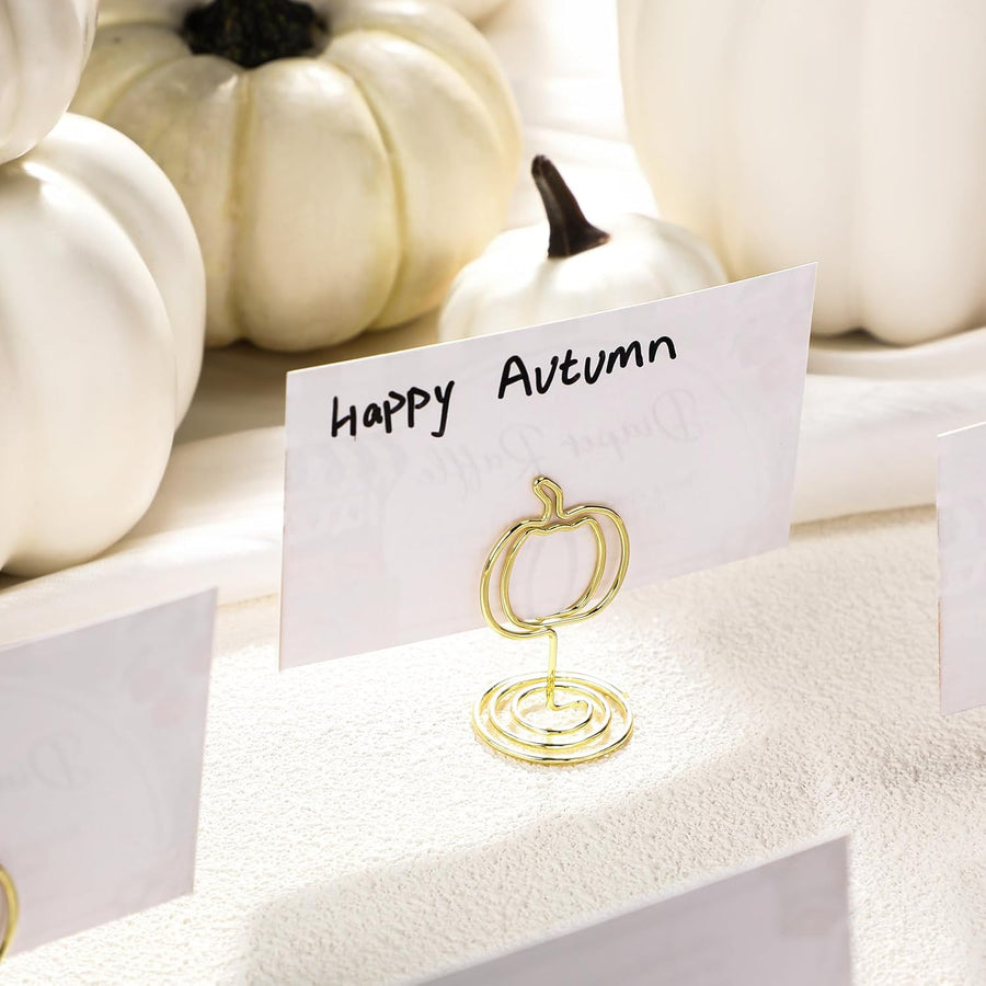 30 Pack Gold Pumpkin Table Decorations 5cm - Autumn Festival Ornaments