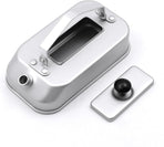 300ml Silver Aluminium Lightweight Camping Water Bottle for Outdoor Activities Hiking Backpacking Campfires