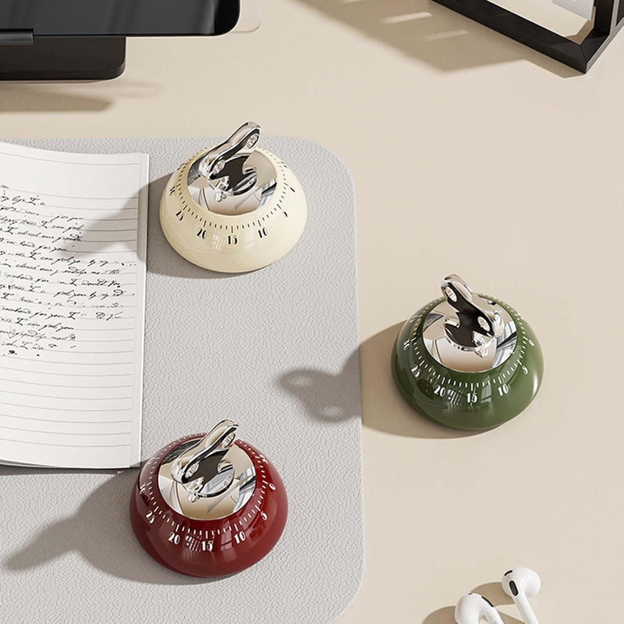 Magnetic Digital Kitchen Timer Matcha Green Countdown Up to 60 Minutes for Cooking Office Tasks and Studying