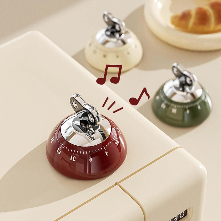 Magnetic Digital Kitchen Timer Matcha Green Countdown Up to 60 Minutes for Cooking Office Tasks and Studying