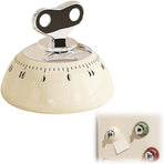 Magnetic Digital Kitchen Timer Countdown Up to 60 Minutes for Cooking Office Tasks and Studying White