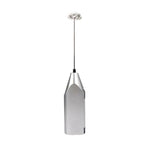 Electric Milk Frother Silver Handheld Mini Coffee Blender No Battery Required