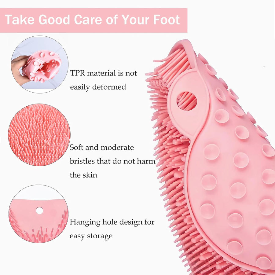 Multifunctional Non-Slip Bath Mat with Suction Cups for Shower and Bathtub