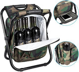 Camouflage Folding Camping Chair Portable Compact Adjustable Fishing Stool for Outdoor Use