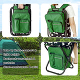 Military Green Folding Camping Chair - Portable, Compact, Adjustable with Fishing Rod Holder - Top-Down View