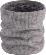 Light Grey Fleece Scarf for Winter Sports Warmth and Comfort