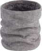Light Grey Fleece Scarf for Winter Sports Warmth and Comfort