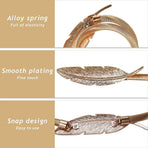 4 Pack Curtain Ties Gold Decorative Window Accessories for Hanging Curtains