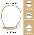 4 Pack Curtain Ties Gold Decorative Window Accessories for Hanging Curtains