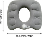 Donut Seat Cushion Anti-Slip for Office Chair Car Broken White Comfort Support Pad