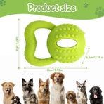Interactive Chew Toy for Small Dogs Square Shaped Teeth Cleaning and Biting Plaything