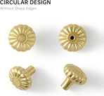 2 Pack 30mm Gold Cabinet Door Knobs Drawer Handles