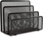 Black Metal Organizer Bins for Bookkeeper - 1 Piece Storage Solution