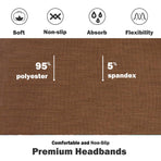 6 Pack Sports Hair Bands for Women Breathable Headbands Diadem Hair Accessories