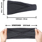 6 Pack Sports Hair Bands for Women Breathable Headbands Diadem Hair Accessories