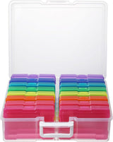 Photo Album Organizer 4x6 Inch Colourful Photo Storage Set