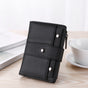 Women's Faux Leather Wallet Clutch Purse Black One Piece