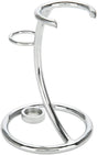 Men's Stainless Steel Silver Razor Holder - Shaving Brush Stand