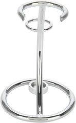 Men's Stainless Steel Silver Razor Holder - Shaving Brush Stand