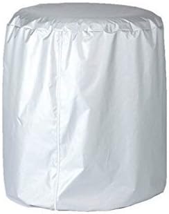 4-Piece Silver Waterproof Winter/Summer Car Tyre Covers - 73cm x 110cm