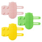 3 Pack Adjustable Silicone Massage Cat Grooming Brush Self-Cleaning Corner Wall Mounted Cat Scratching Comb for Table Legs