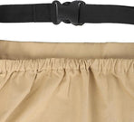 Adjustable Garden Apron with Pockets - Reusable Harvest Pouch for Fruit Picking - Portable Khaki Garden Tool Bag