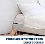 2 Pack 11.8 Inch Bed Sheet Clips Mattress Lifter Tool Durable Bed Making Assistant for Easy Sheet Changing Protect Nails and Back