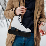 Junior Ice Hockey Figure Skating Hard Blade Guards Universal Black Pair