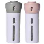 2 Pack 4-in-1 Travel Size Refillable Bottles for Shampoo & Lotion Leakproof Compact Toiletry Containers for Hand Luggage
