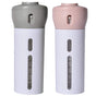 2 Pack 4-in-1 Travel Size Refillable Bottles for Shampoo & Lotion Leakproof Compact Toiletry Containers for Hand Luggage