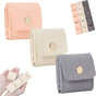 3-Piece Foldable Jewelry Organizer Case for Necklaces and Rings