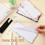 Magnetic Notepads with Pen Holder - 200 Sheets - 4 Pack for Refrigerator - Ideal for Grocery Lists & To-Do Lists