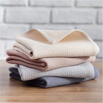4-Piece Kitchen Towel Set 100% Cotton 43x65cm Highly Absorbent Quick Drying Multifunctional