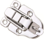 10 Pack Silver Hasp Locks 59mm with Screws Universal Chest Hardware Secure Locking Solution