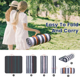 200x200cm Picnic Blanket Waterproof Sandproof Foldable for 6-8 People 3 Layers Ideal for Beach Park Camping