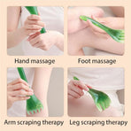 3 Piece Facial Massage Tool Set 5 Claw Face Scraper Scalp Massage Comb Body Scraper Stick for Back Neck Face Head SPA Skincare