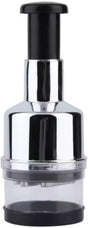 Handheld Garlic Press - Lightweight & Compact Manual Food Processor for Garlic Onion Vanilla Vegetables - Easy to Use Kitchen Tool