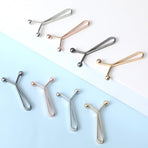 8-Pack Waistband Clips with Hook - Adjustable Waist Tightener for Pants - No Belt Needed