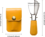1 Piece Stainless Steel Shoe Horn Durable Extra Strong Yellow