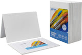 Painting Canvas Panel Boards - 5x7 Inch Art Canvas,24 Pack with 12x16 Inch Canvas Board Super Value 12 Pack,100% Cotton,Primed Canvas Panel,Acid Free,Artist Canvas Boards - Side View